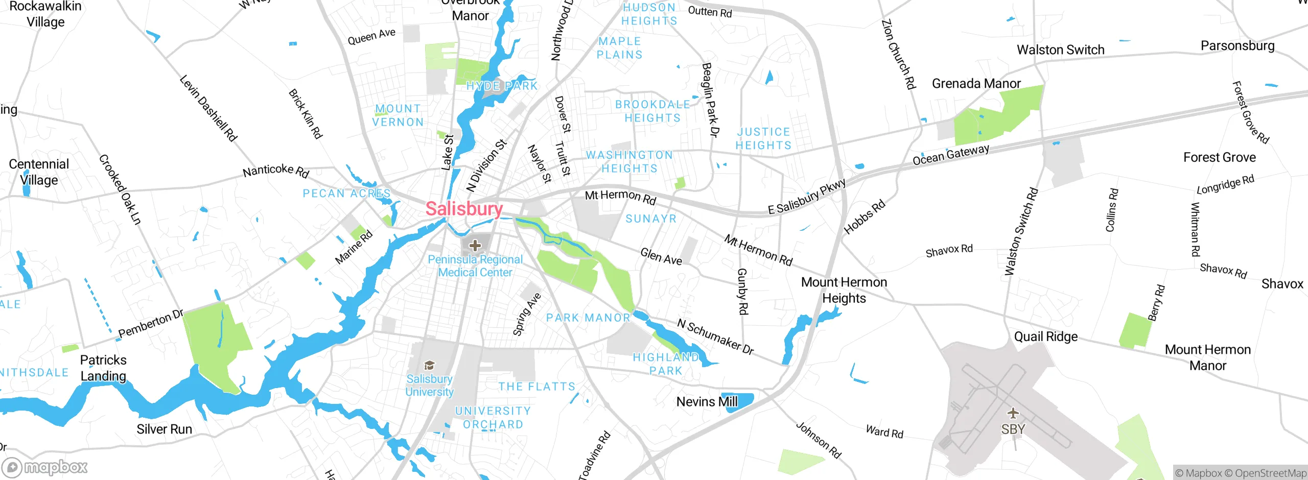 Map showing approximate location