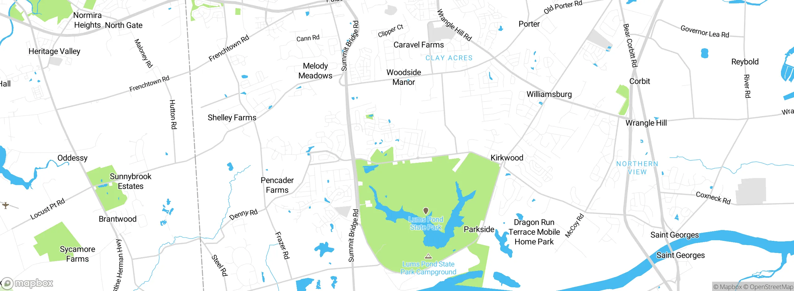 Map showing approximate location