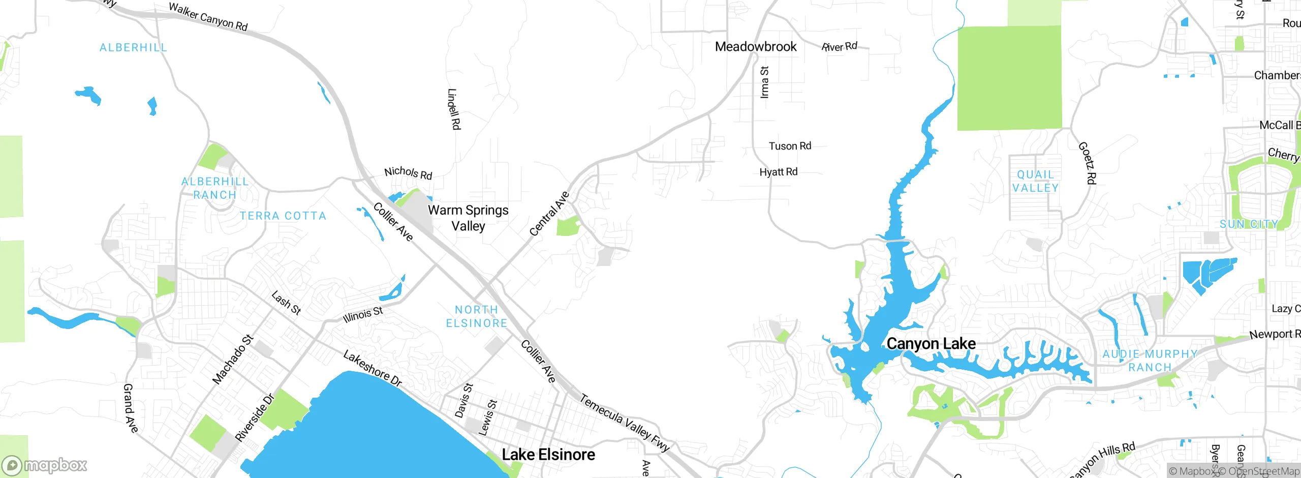 Map showing approximate location