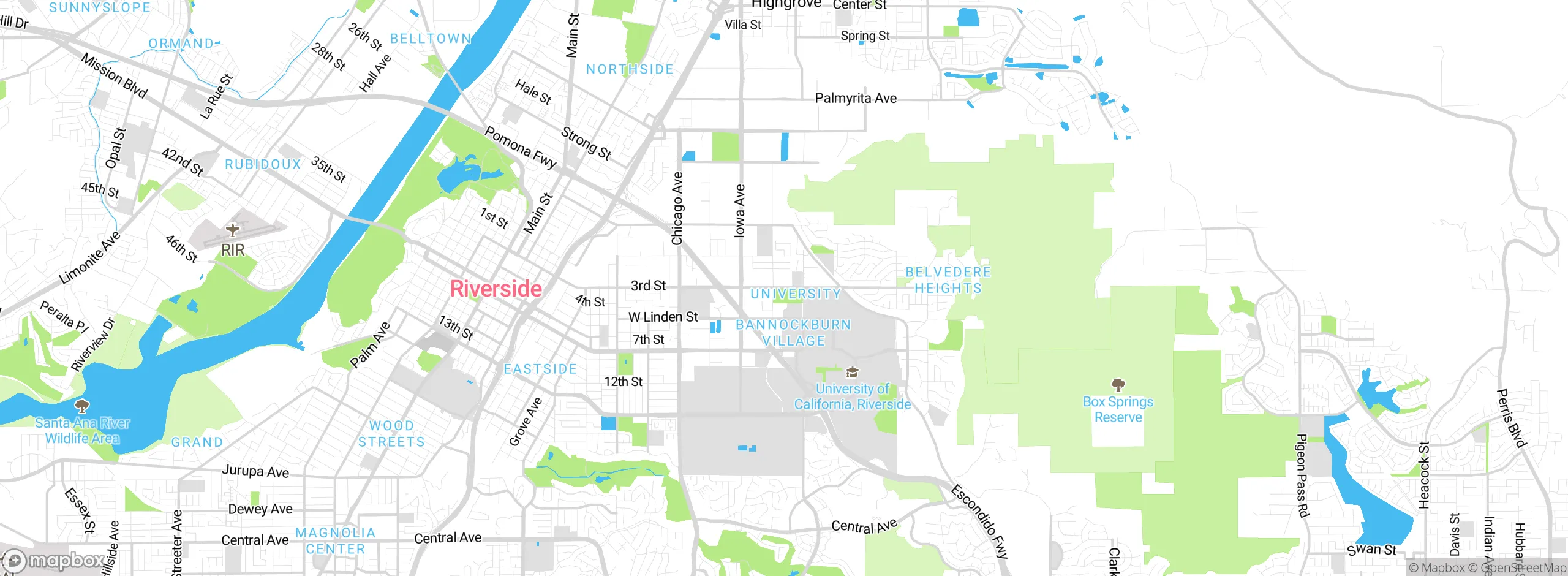 Map showing approximate location