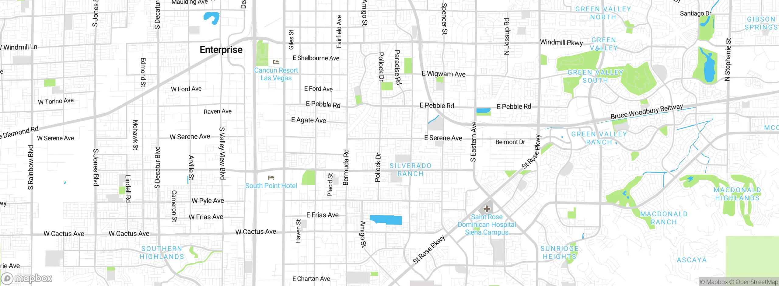 Map showing approximate location