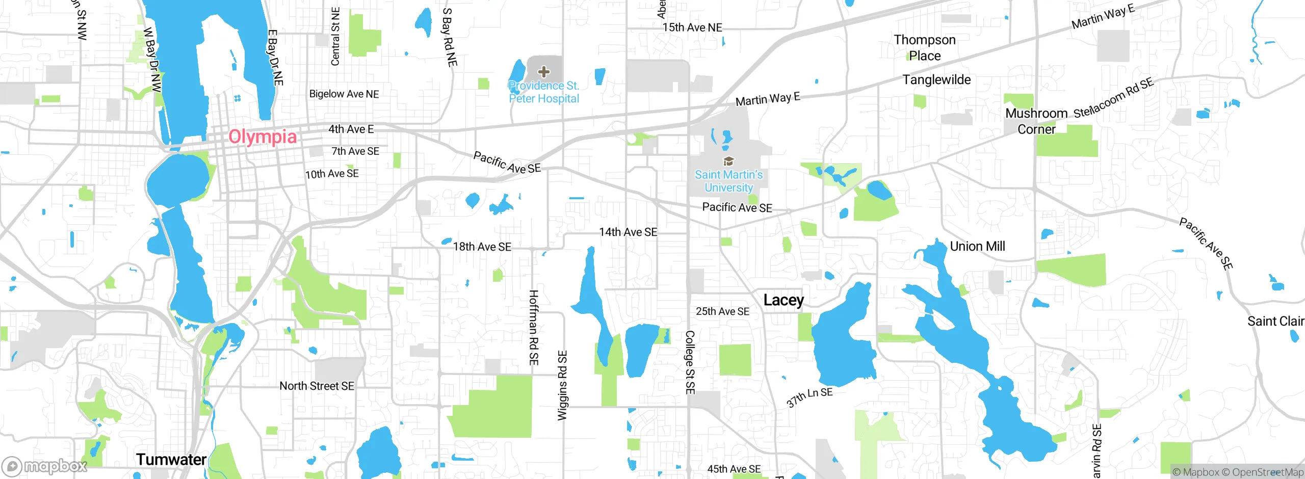 Map showing approximate location