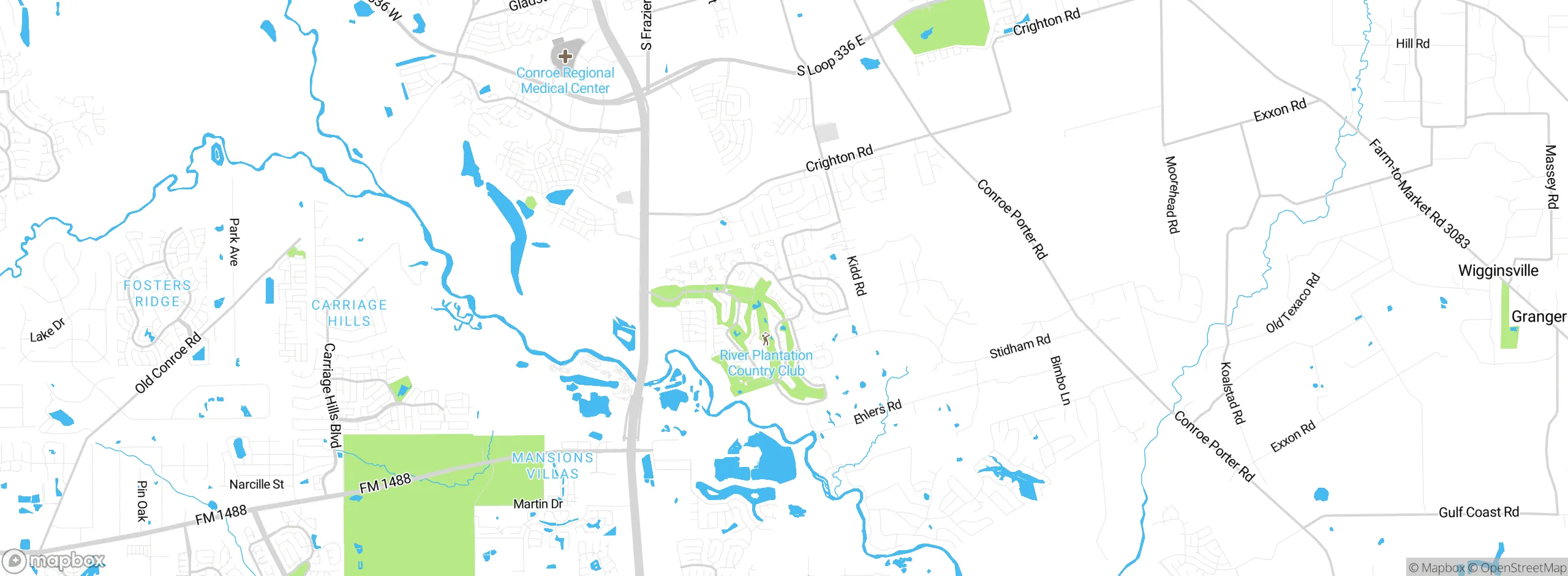 Map showing approximate location
