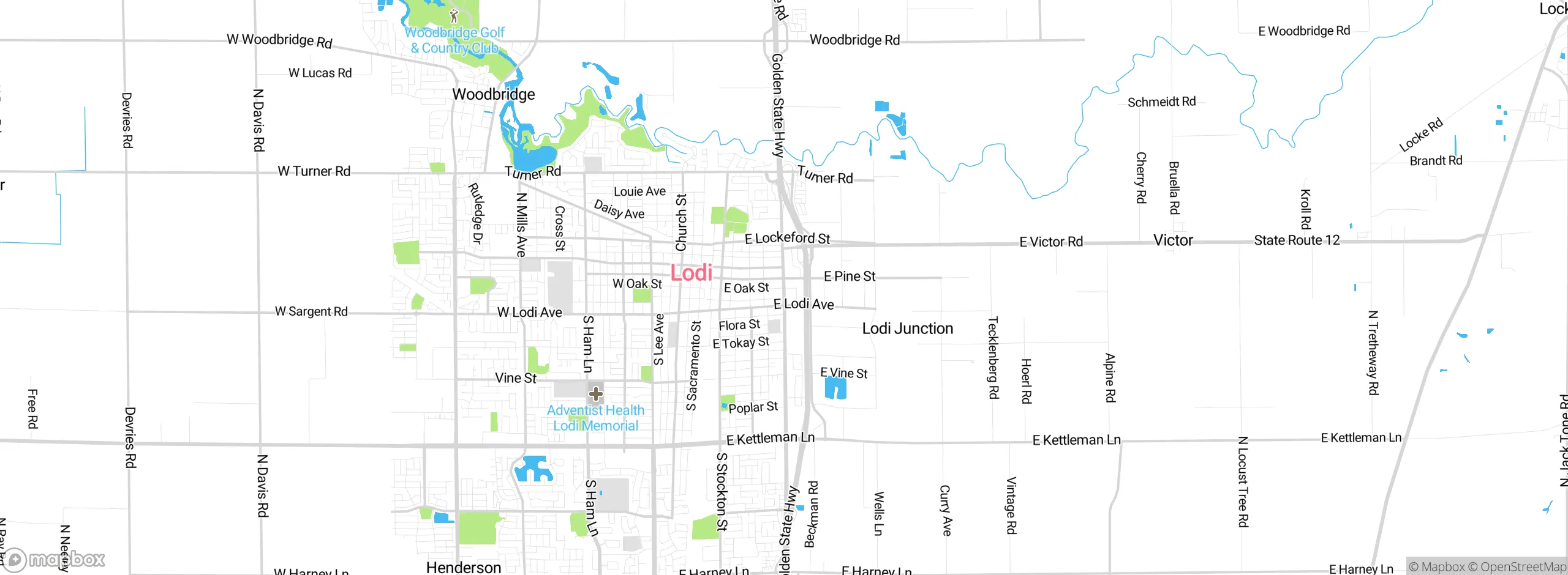 Map showing approximate location