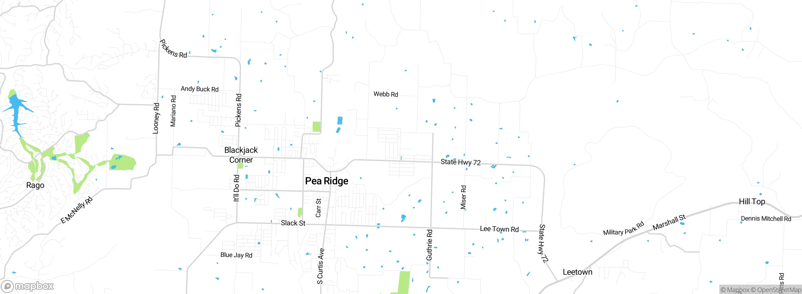 Map showing approximate location