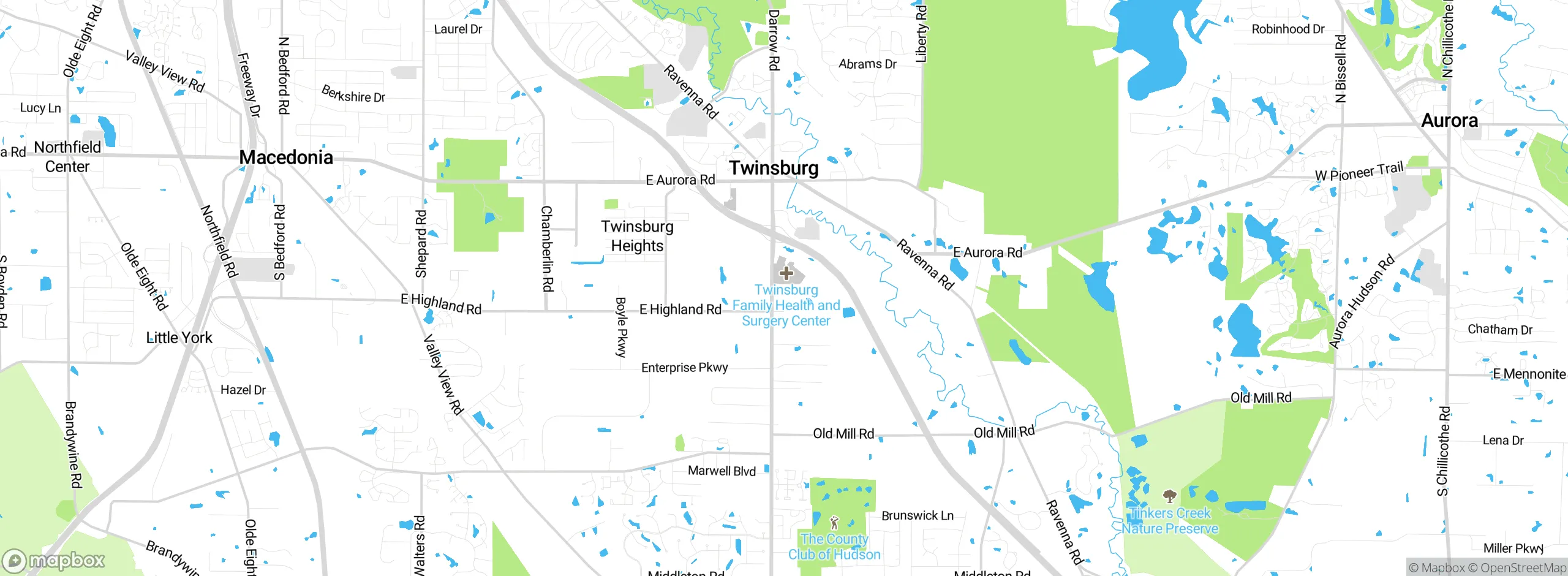 Map showing approximate location