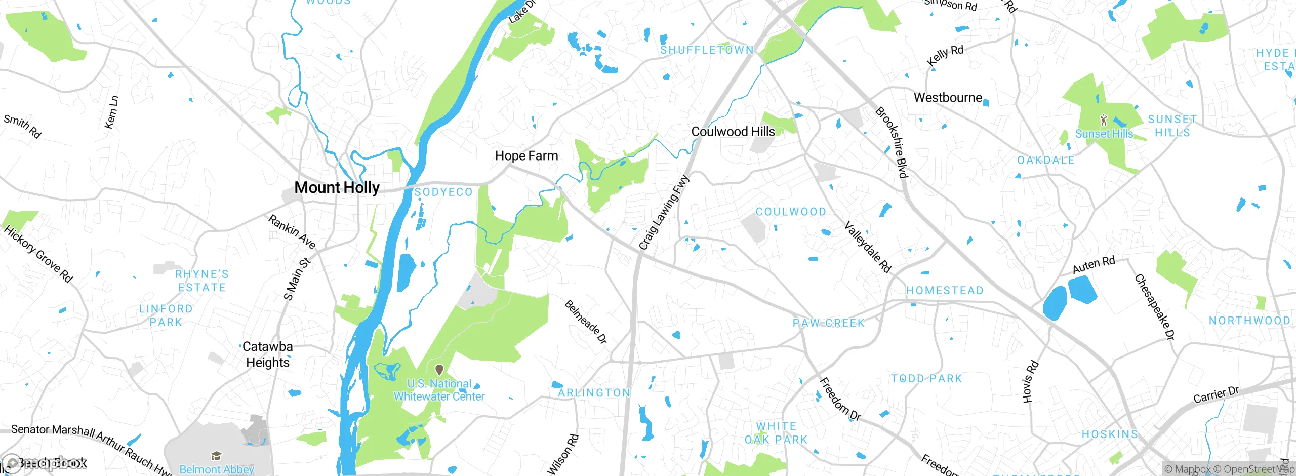 Map showing approximate location