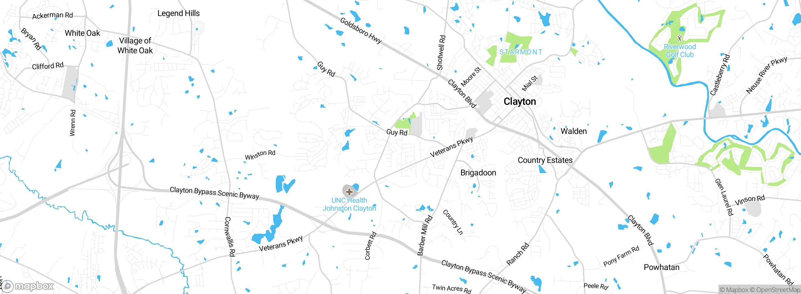 Map showing approximate location