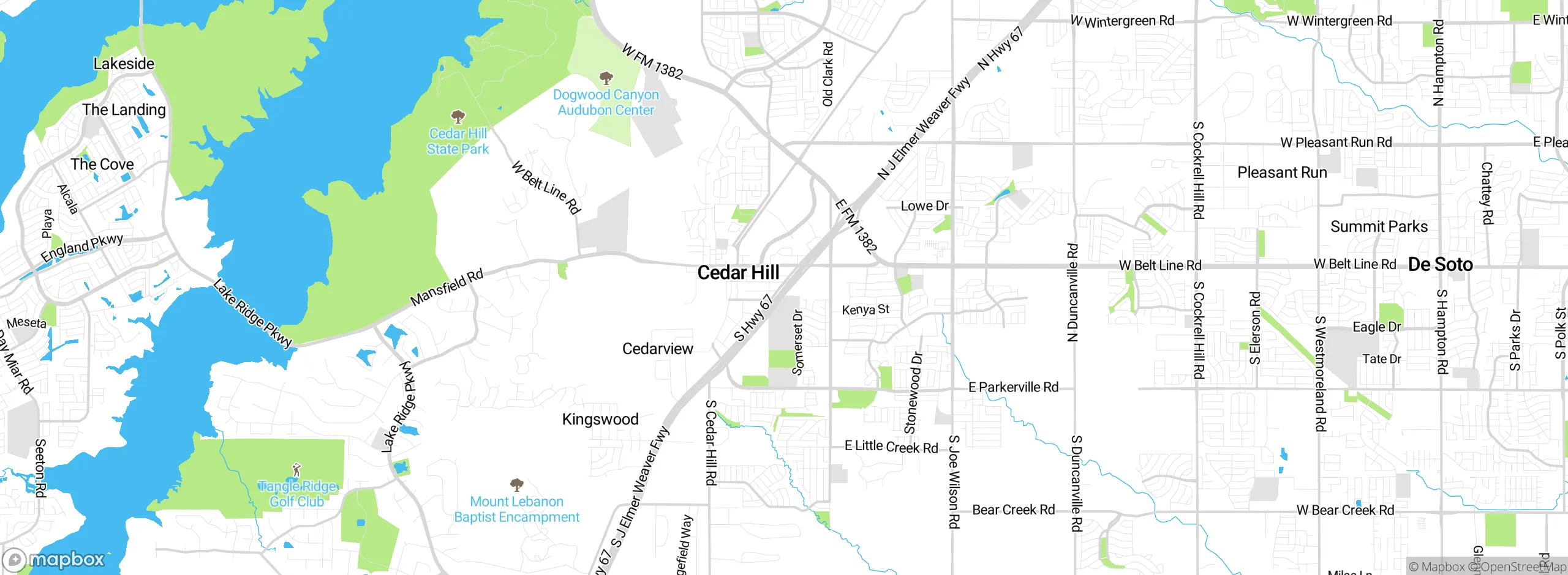 Map showing approximate location
