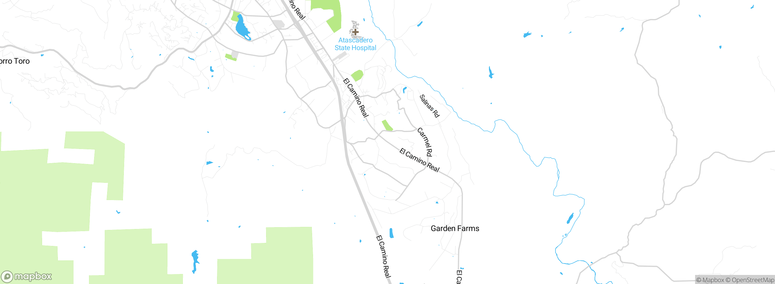 Map showing approximate location