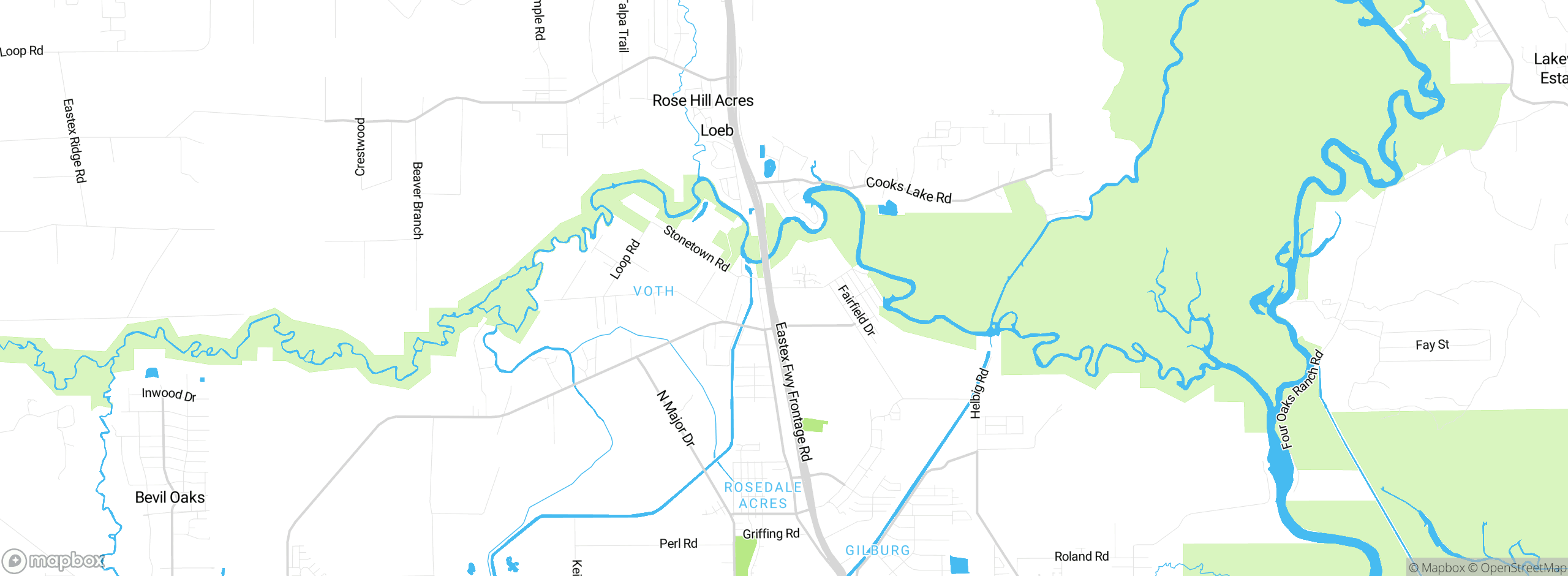 Map showing approximate location