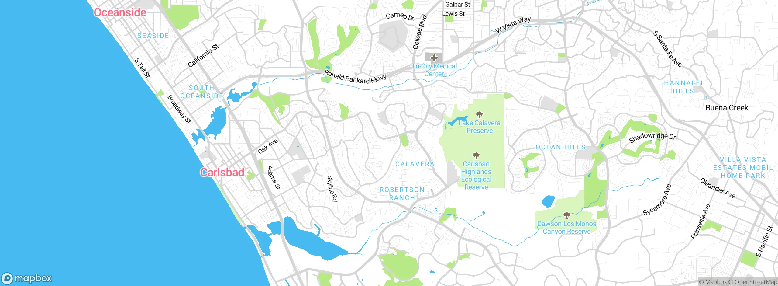 Map showing approximate location