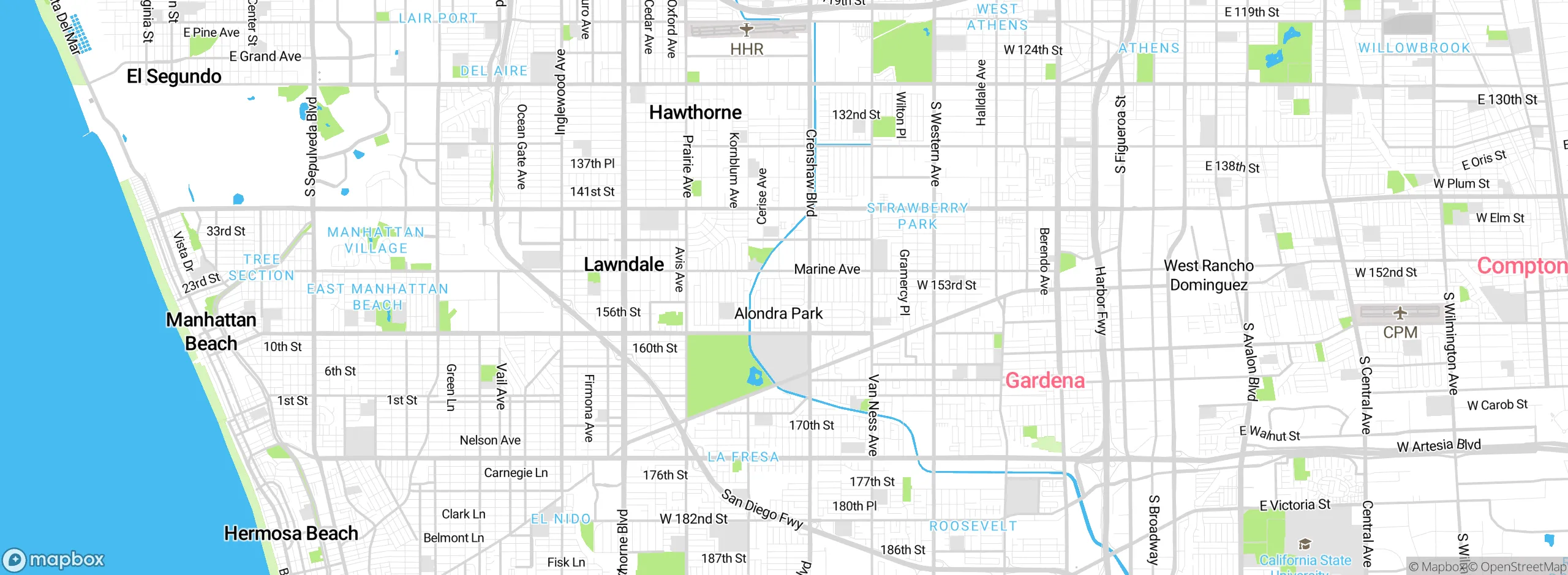 Map showing approximate location