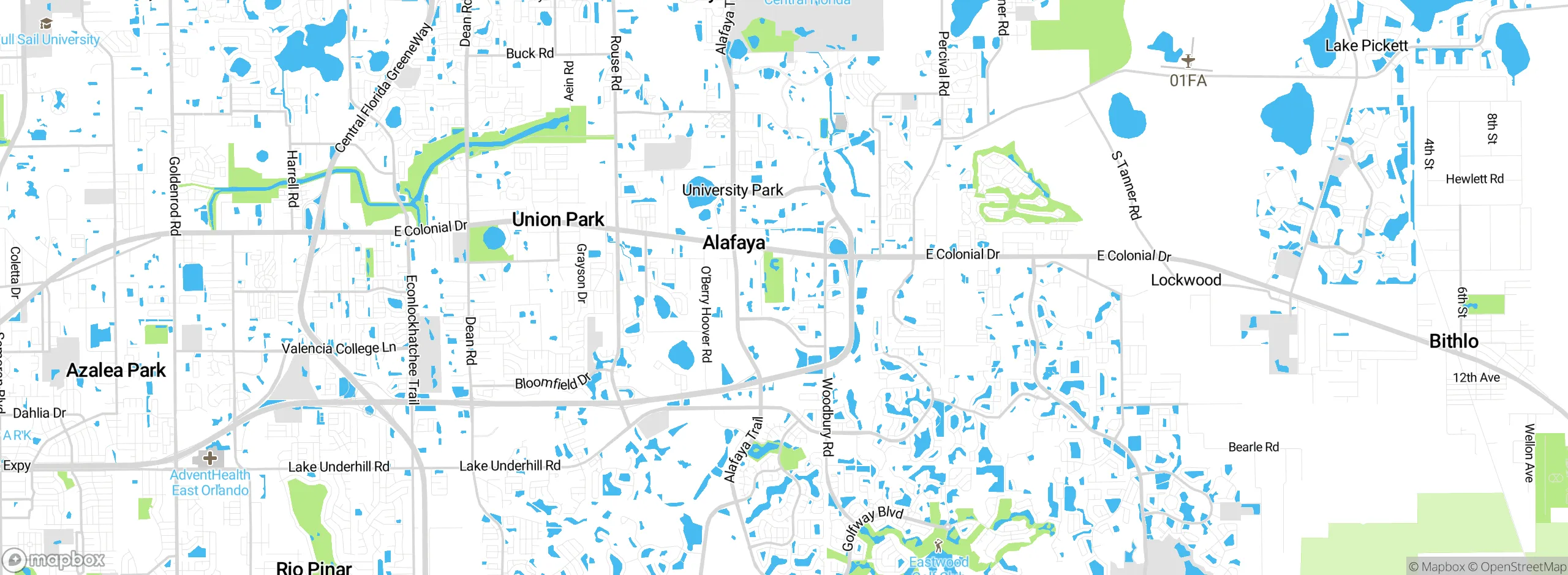 Map showing approximate location