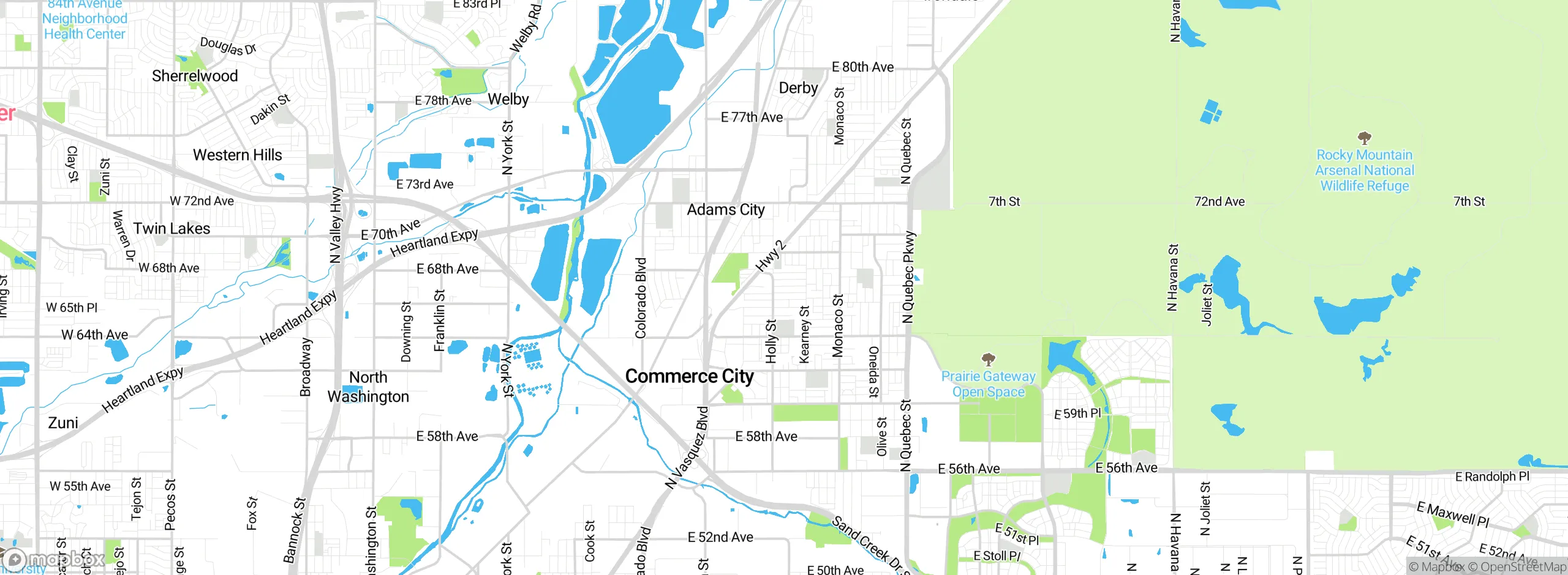 Map showing approximate location