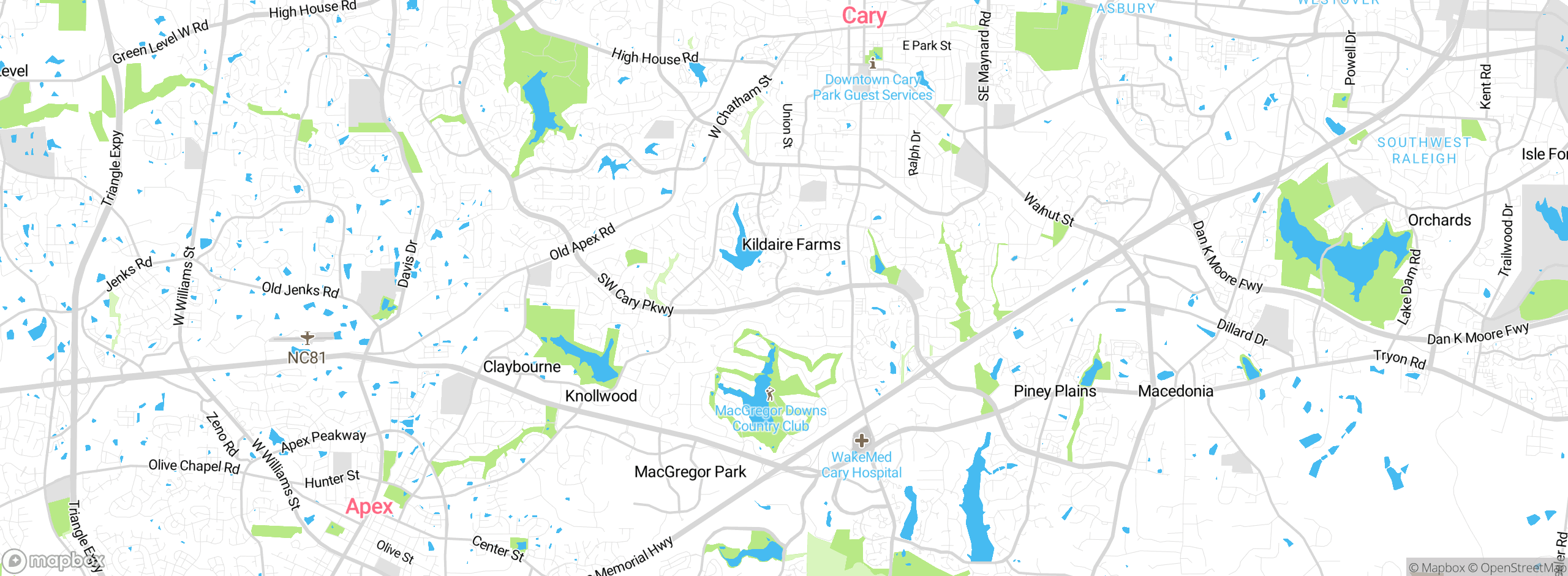 Map showing approximate location