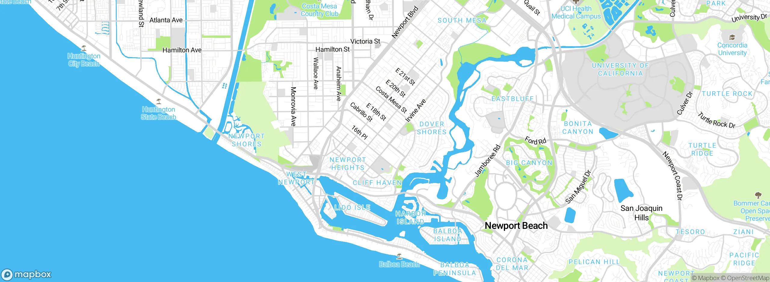 Map showing approximate location
