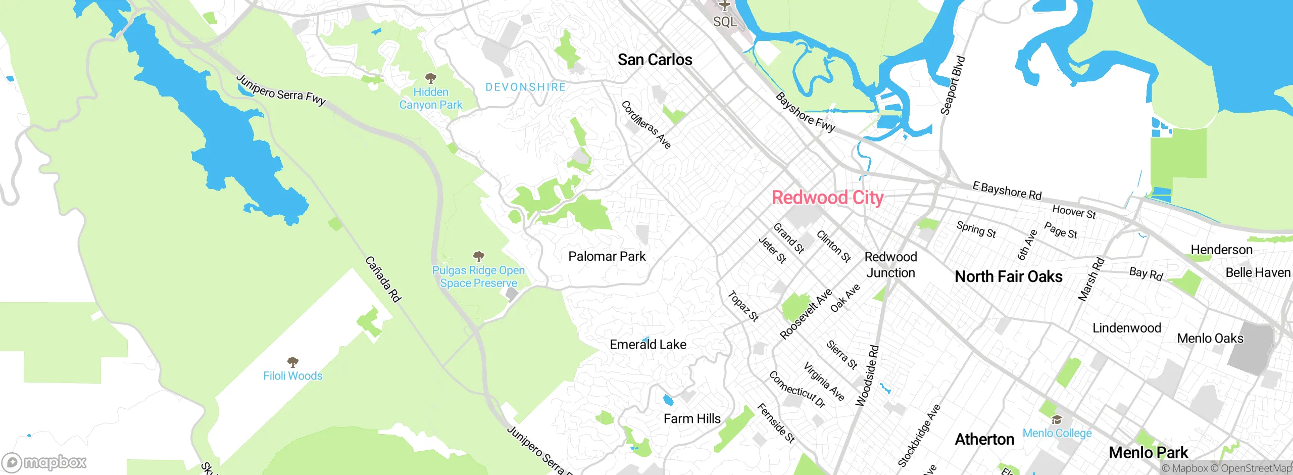 Map showing approximate location