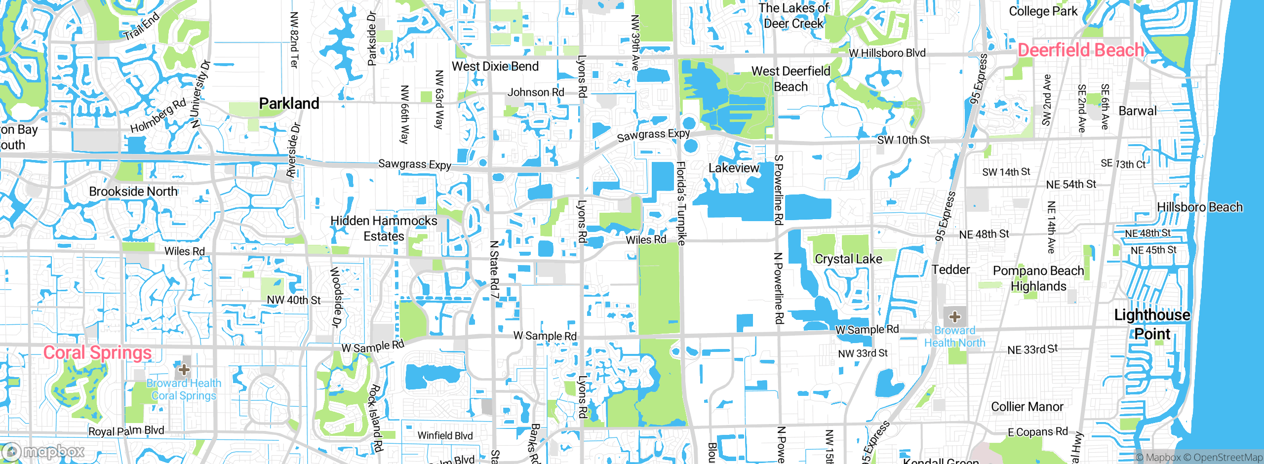 Map showing approximate location