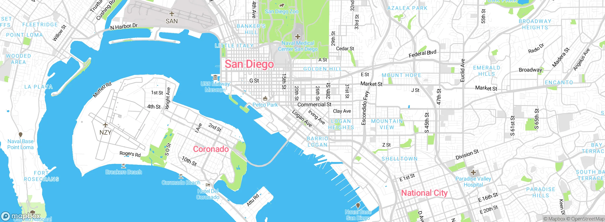 Map showing approximate location