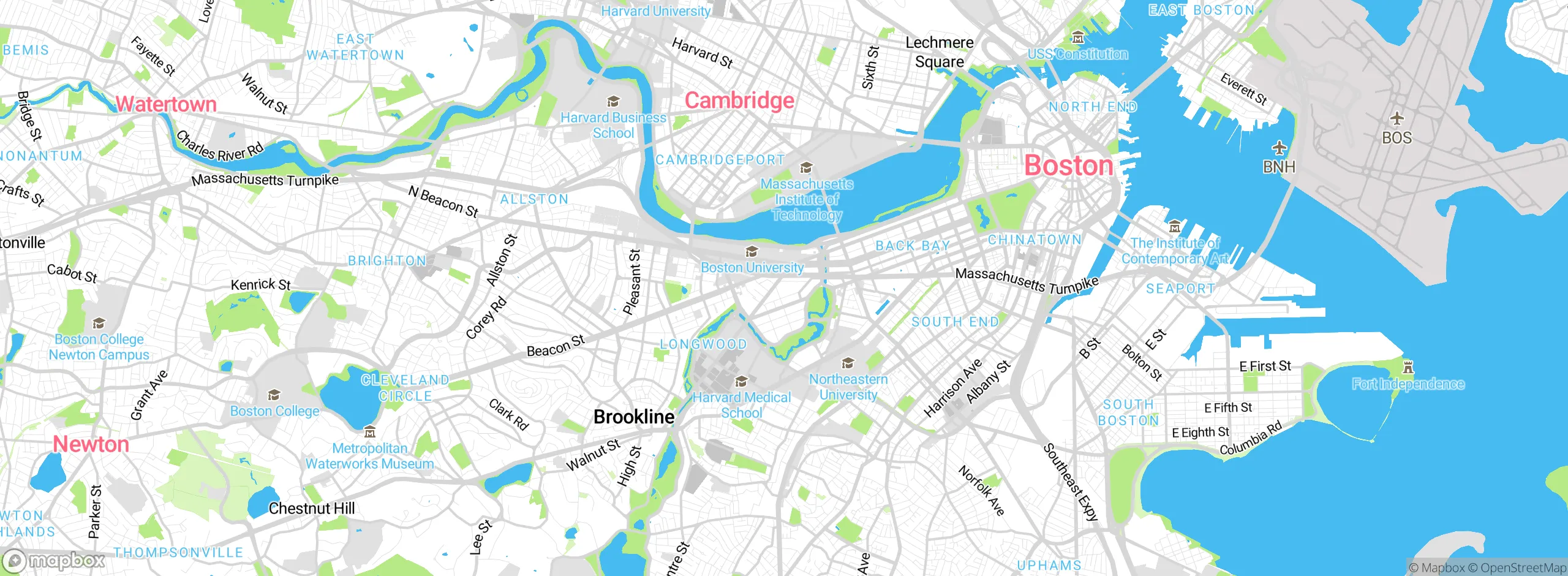 Map showing approximate location