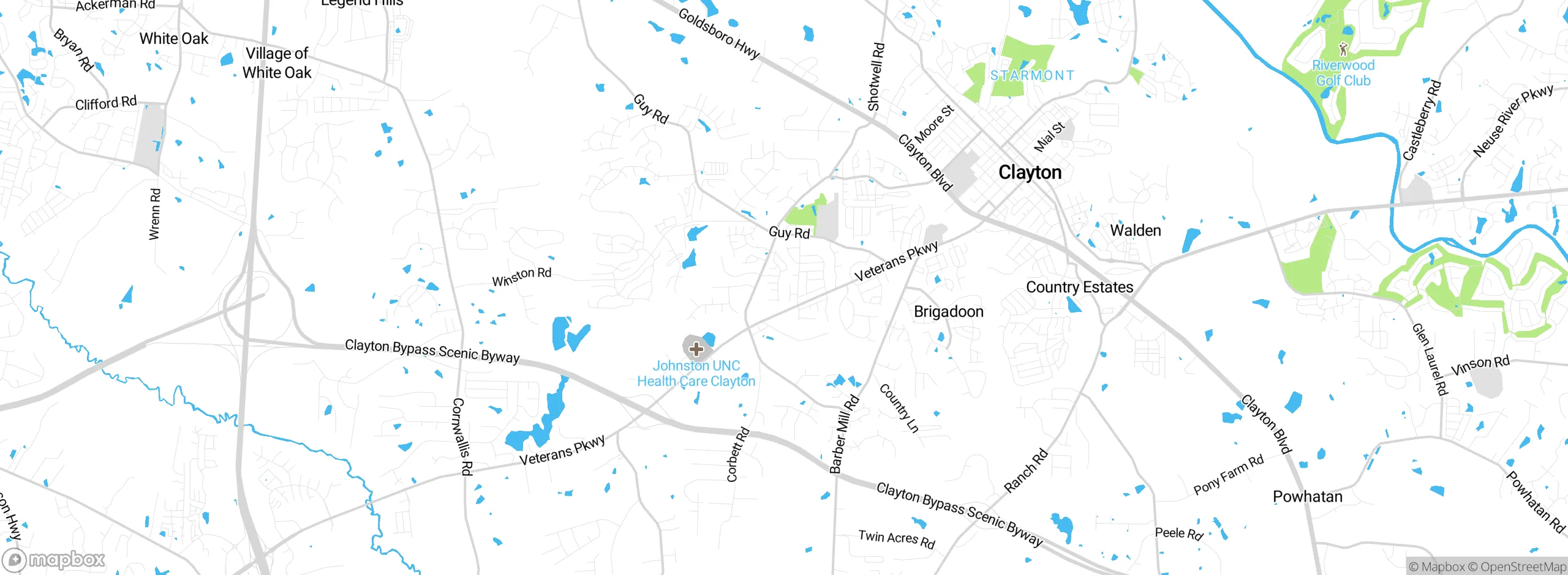 Map showing approximate location