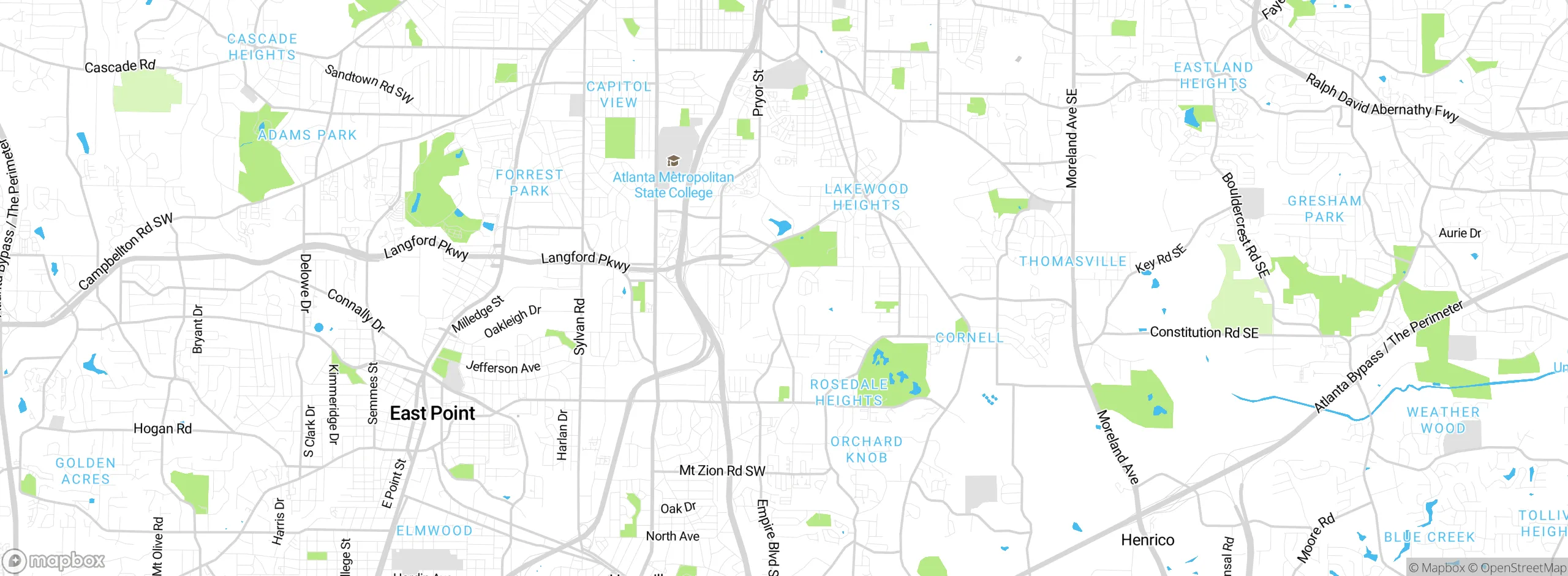 Map showing approximate location