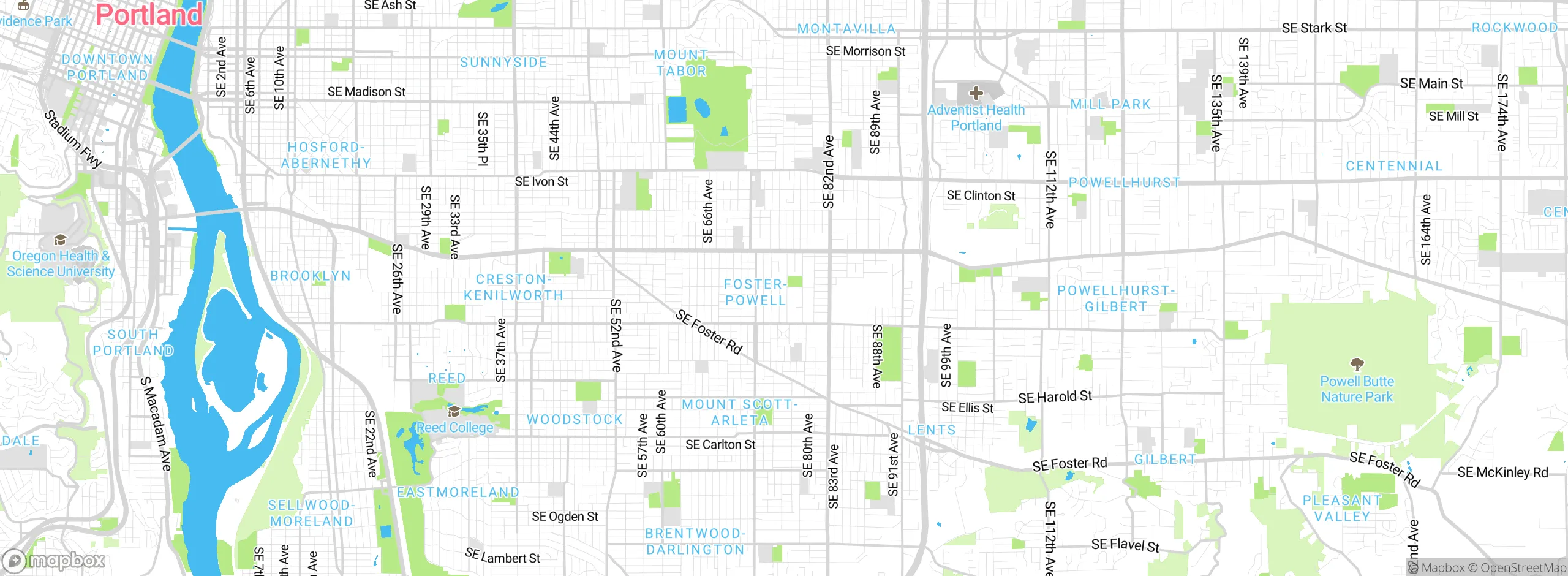 Map showing approximate location