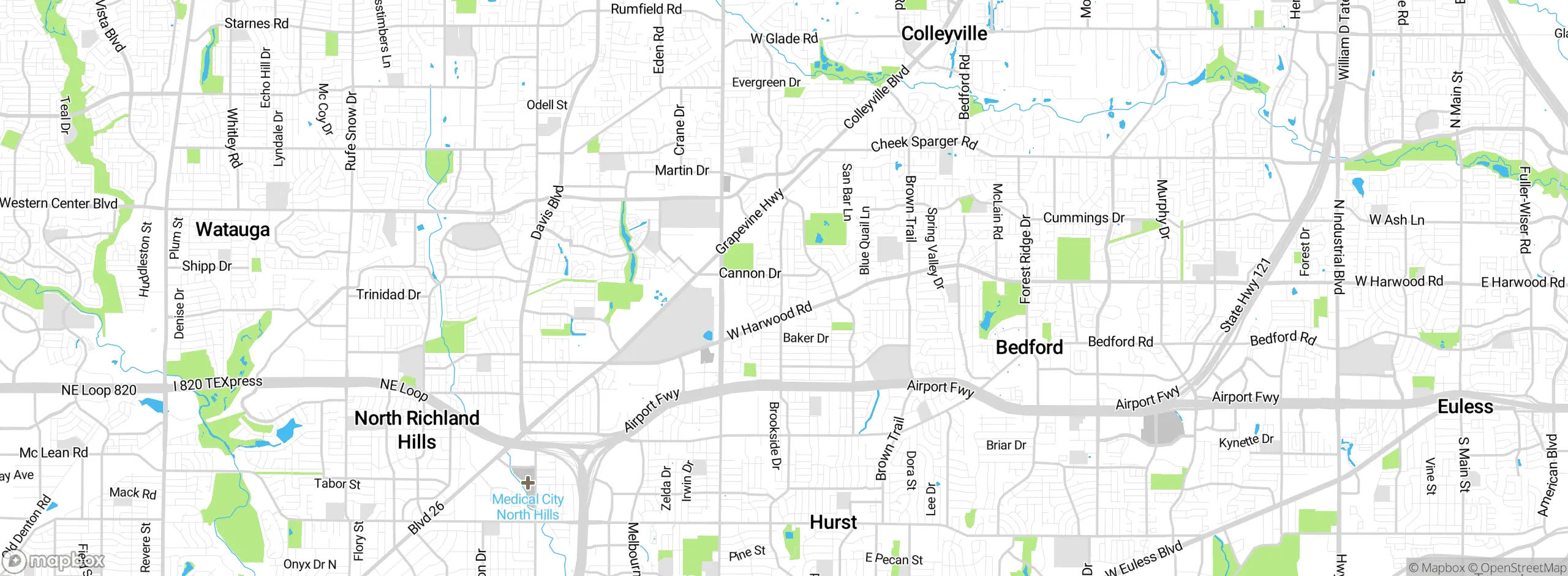 Map showing approximate location