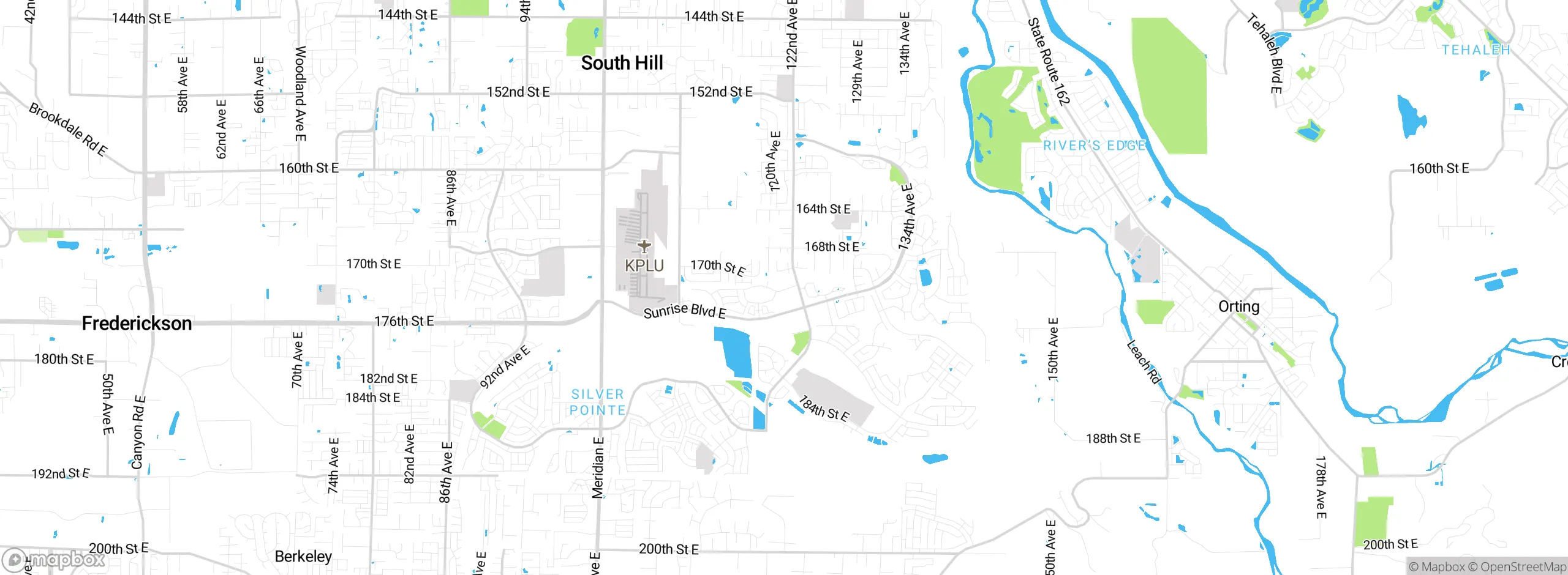 Map showing approximate location
