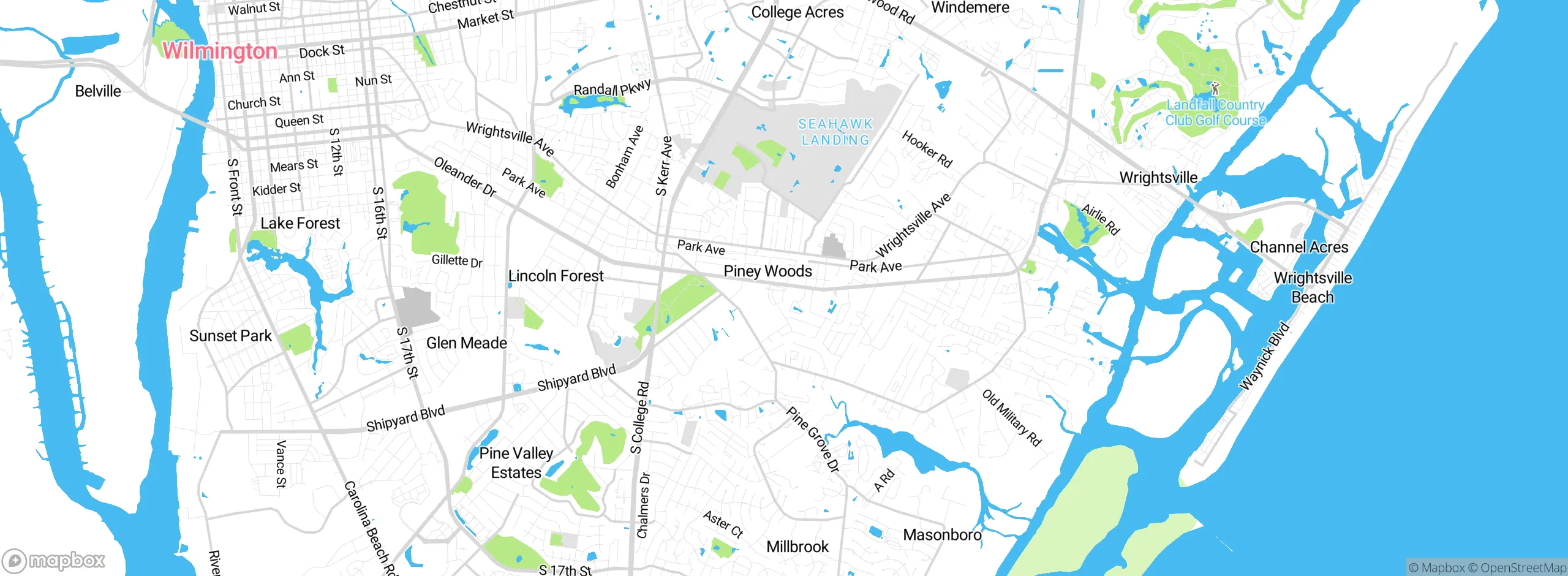 Map showing approximate location