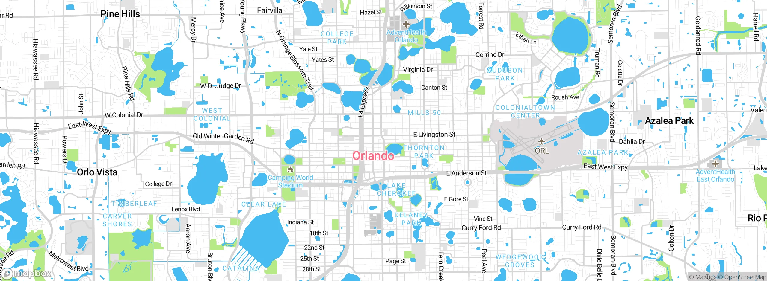 Map showing approximate location