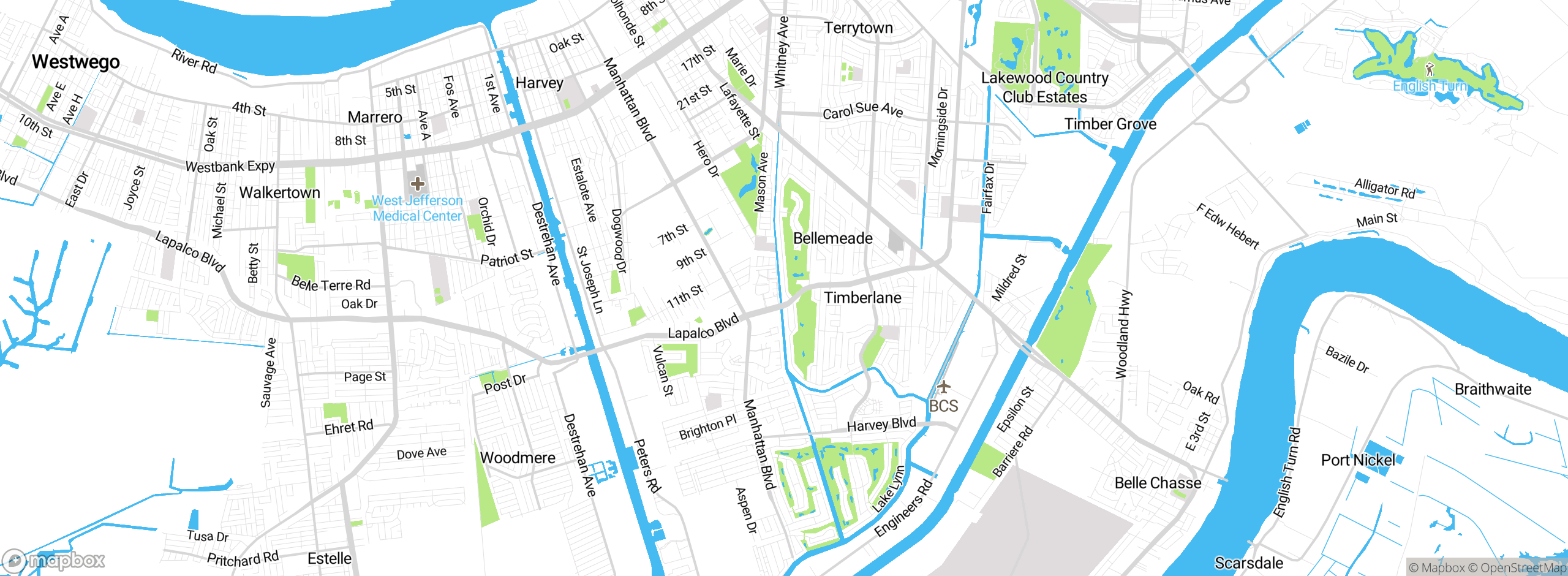 Map showing approximate location