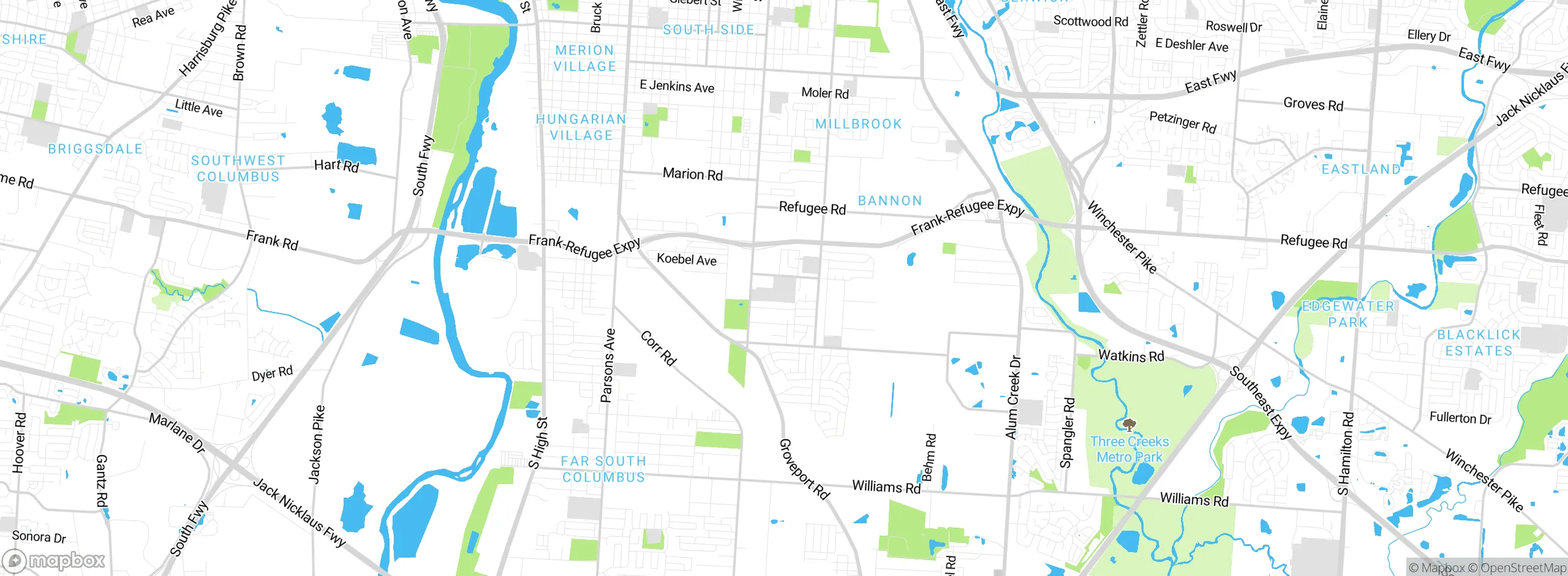 Map showing approximate location