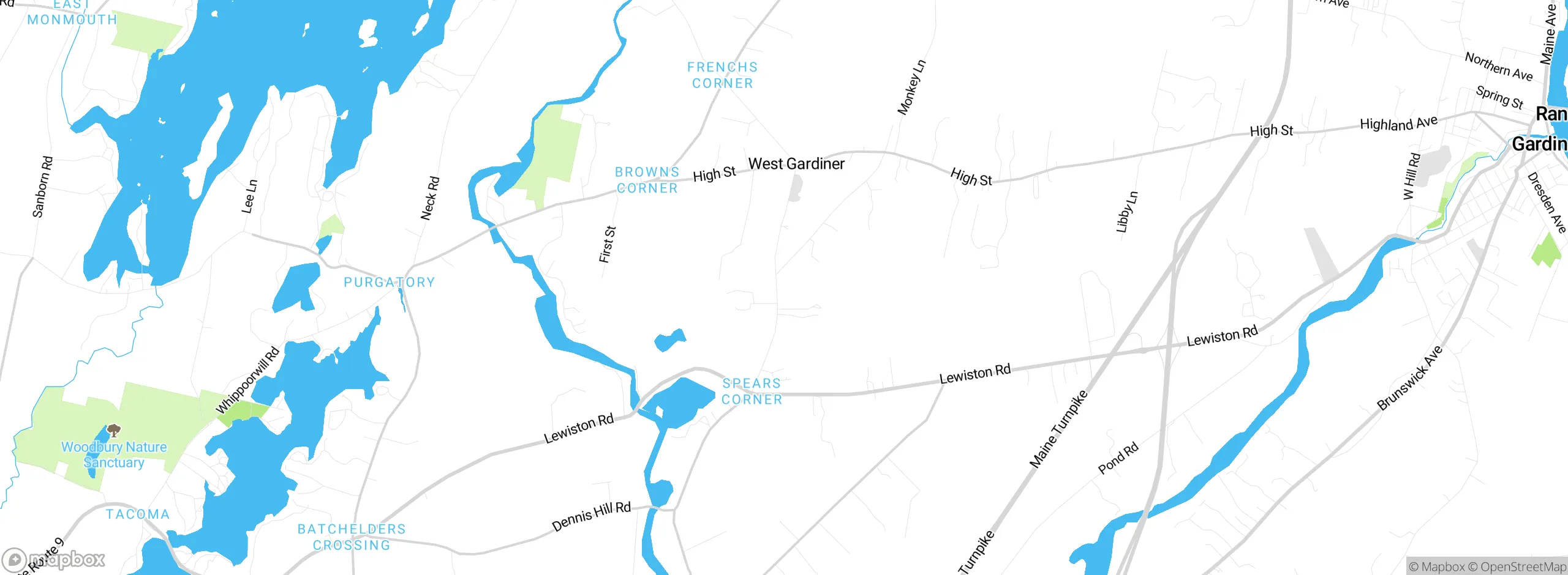 Map showing approximate location