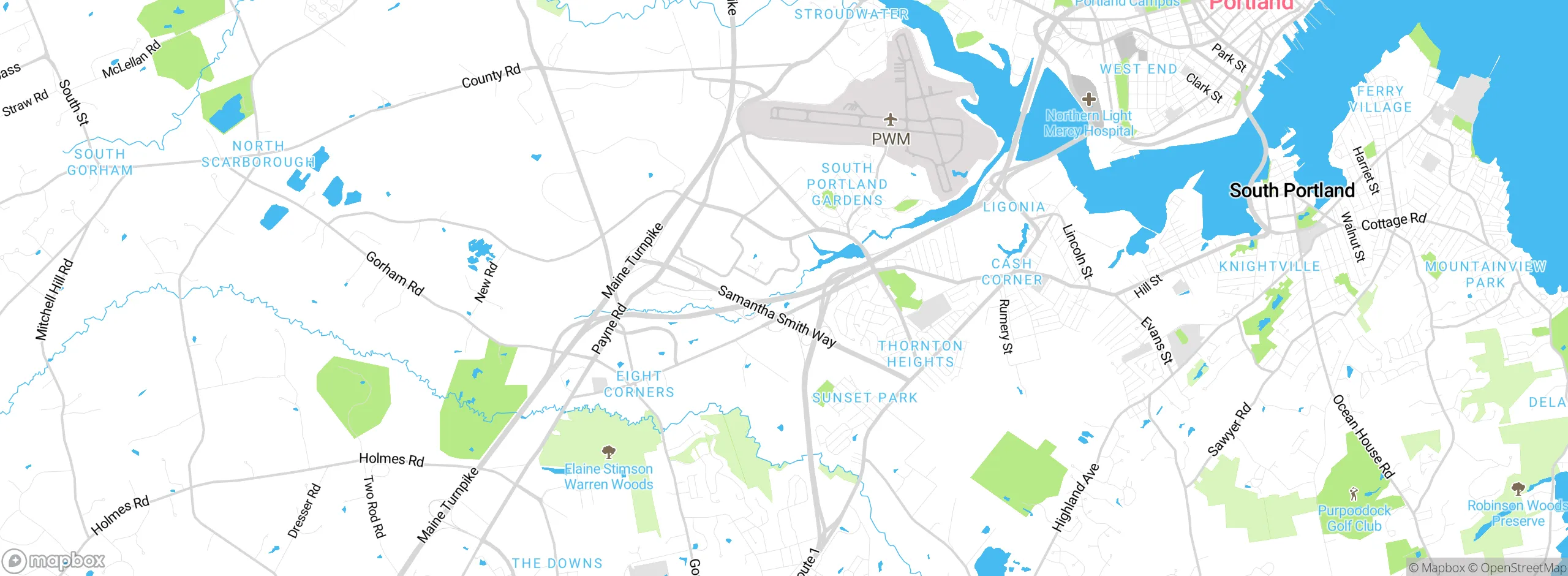 Map showing approximate location
