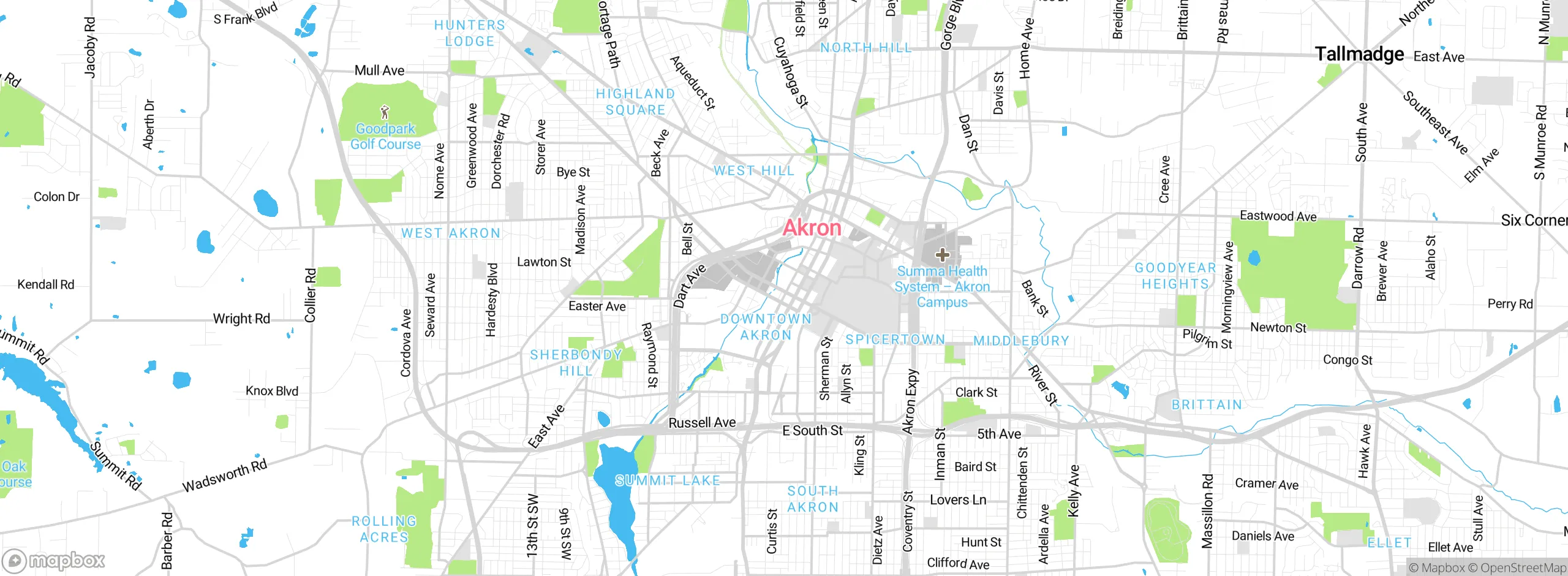 Map showing approximate location