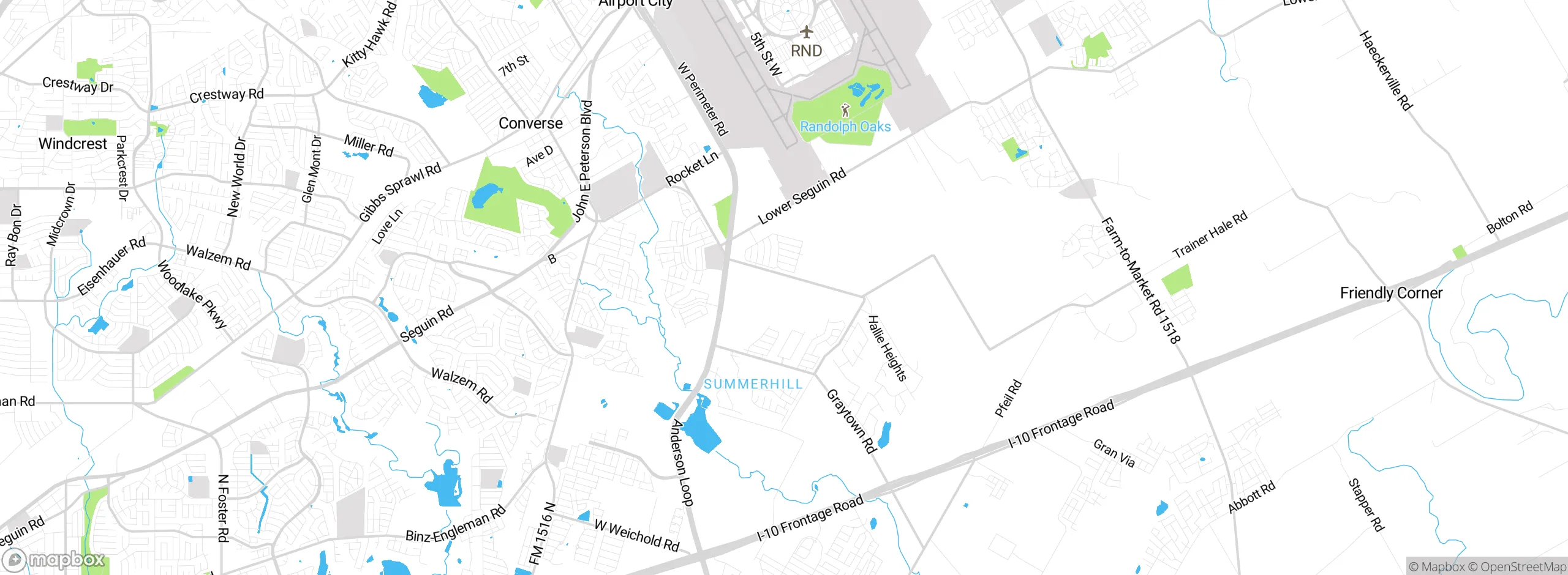 Map showing approximate location