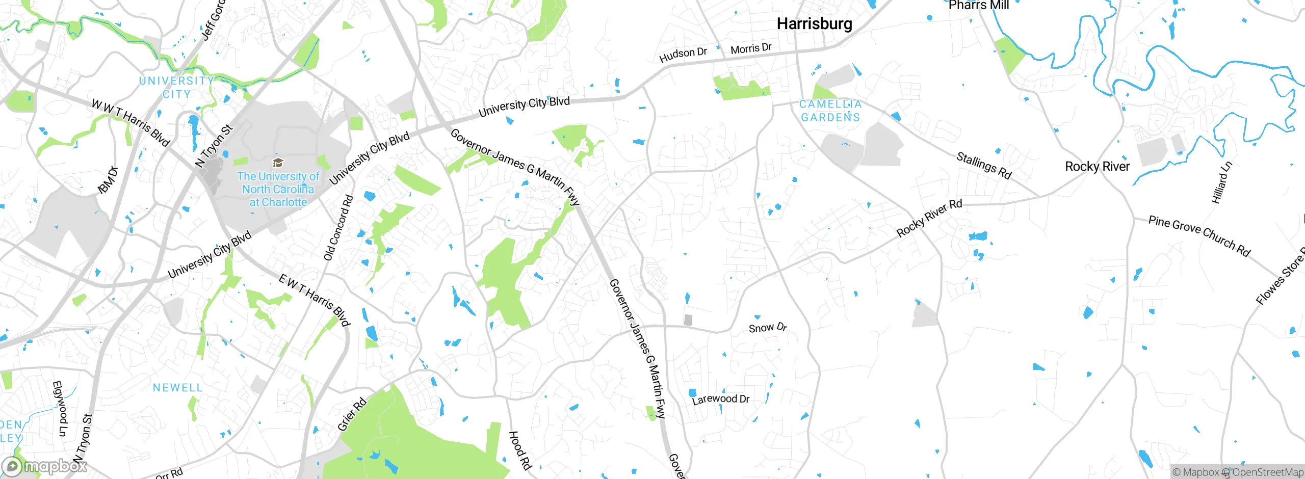 Map showing approximate location