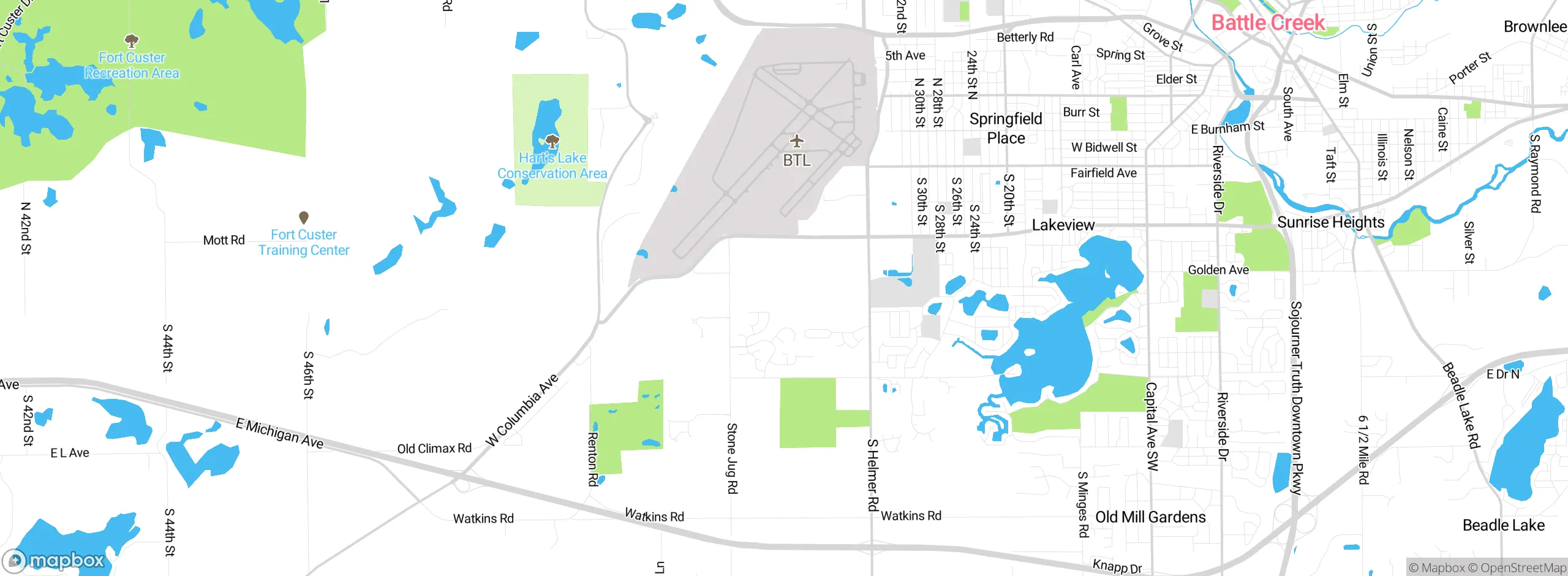 Map showing approximate location