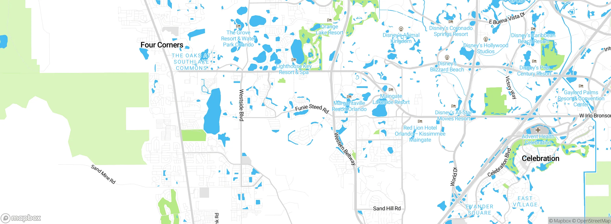 Map showing approximate location