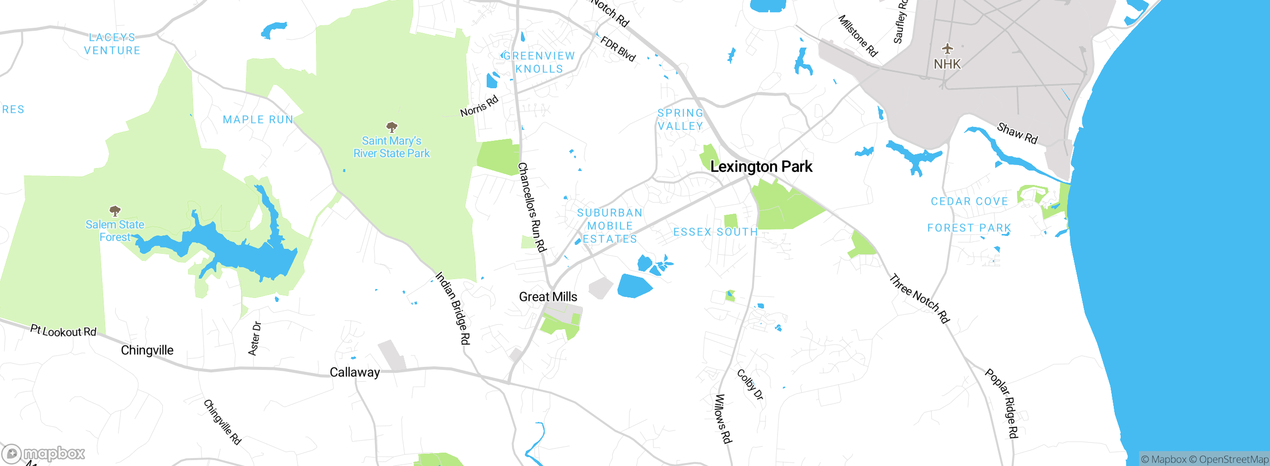 Map showing approximate location