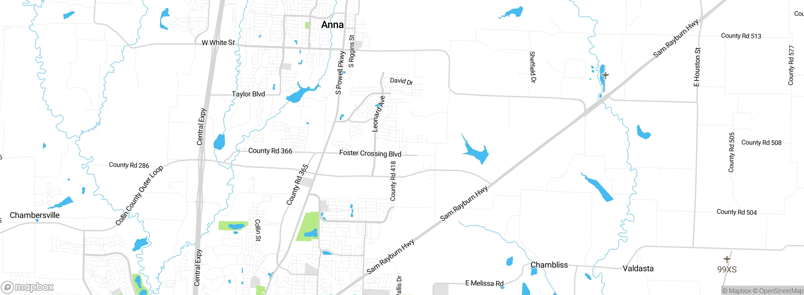 Map showing approximate location