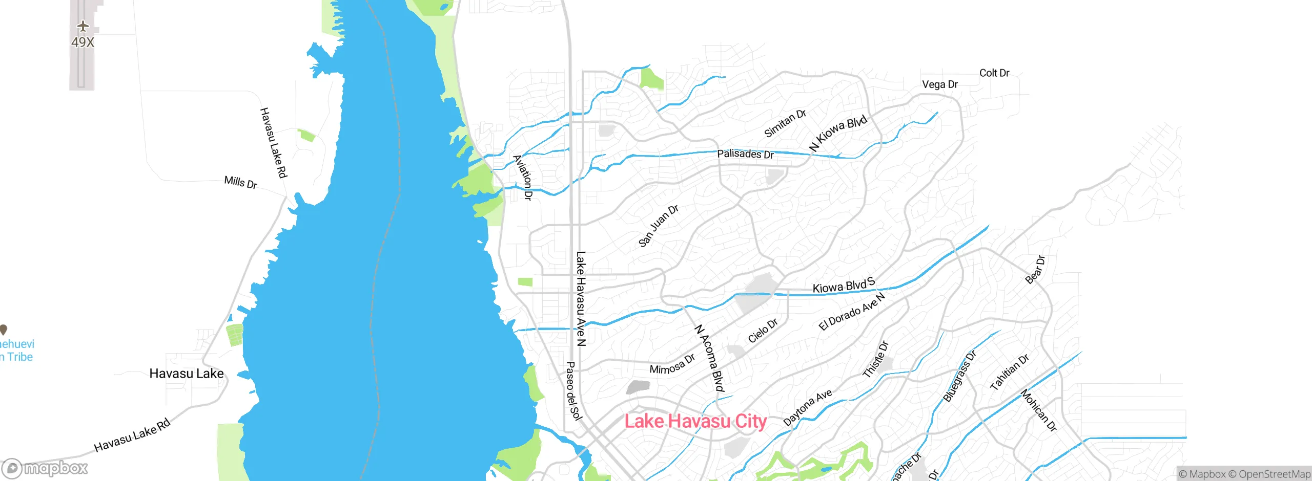Map showing approximate location