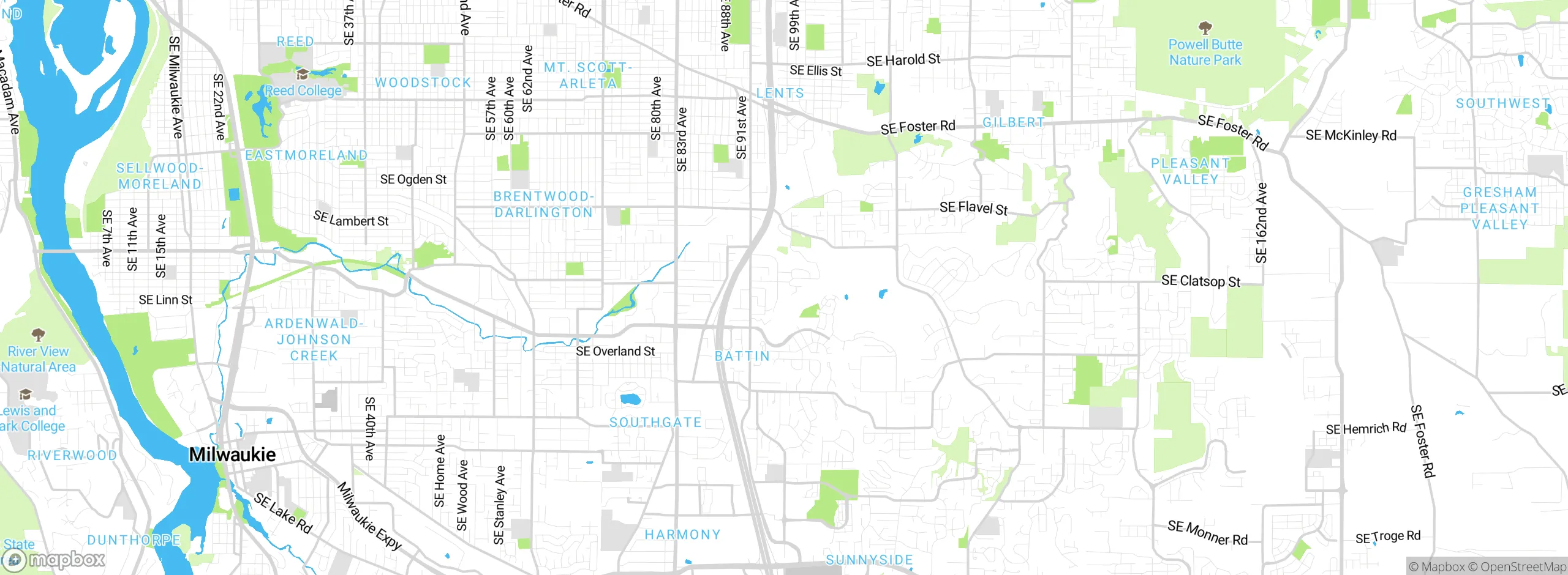 Map showing approximate location