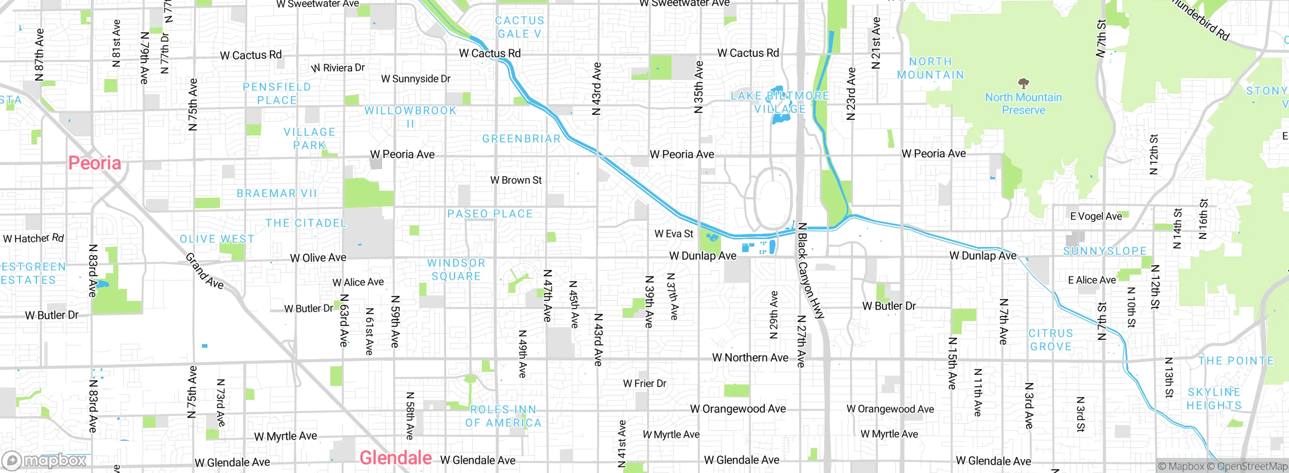 Map showing approximate location