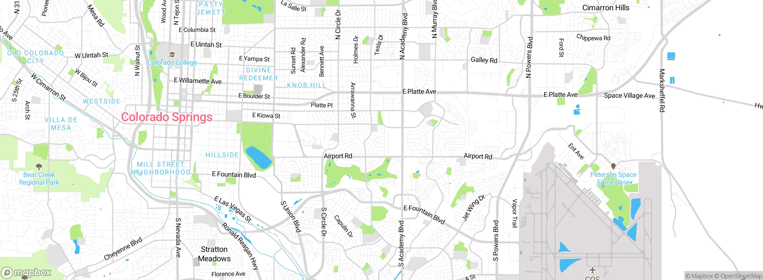 Map showing approximate location