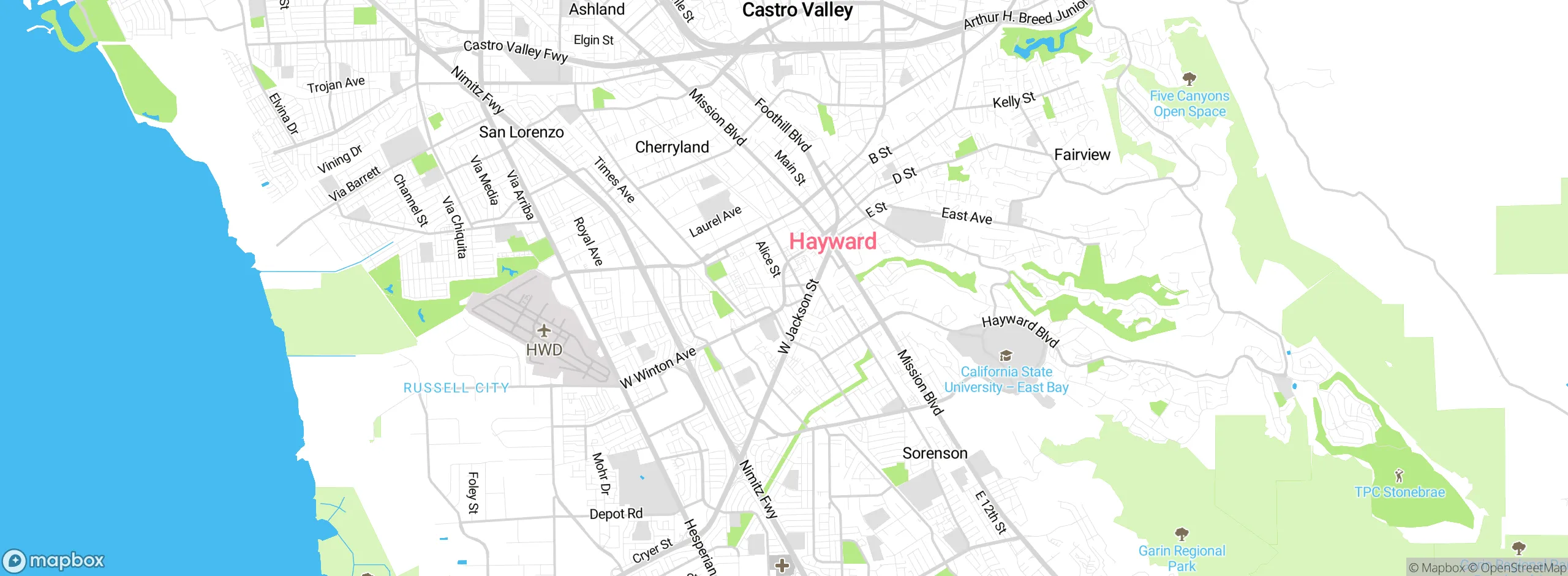 Map showing approximate location