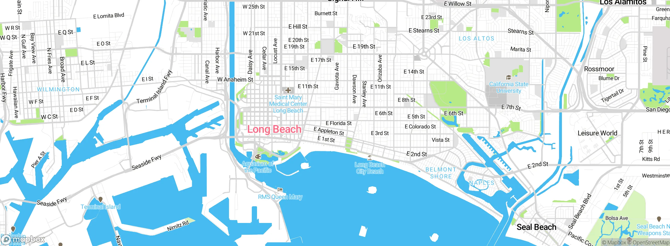 Map showing approximate location