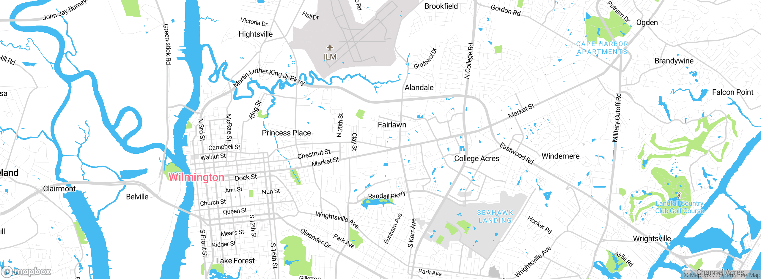 Map showing approximate location
